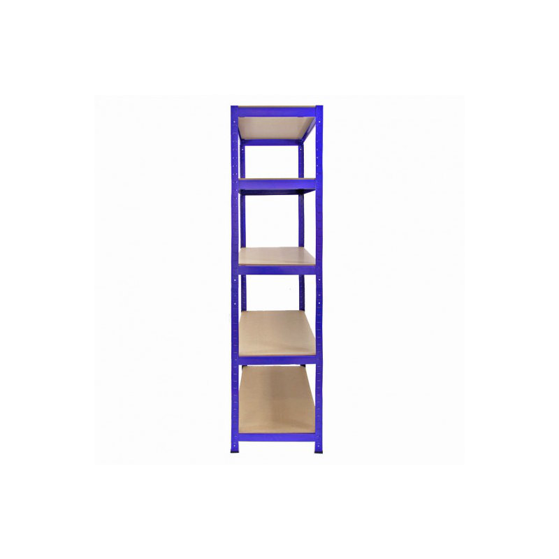 Height -Adjustable Shelving Unit, Blue, 180cm H x 90cm W x 45cm D
