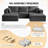 Oversized Modular Sofa Bed, Boneless U-Shaped Sectional with Movable Ottomans, No Assembly Convertible Sleeper Couch-183443033-193117143