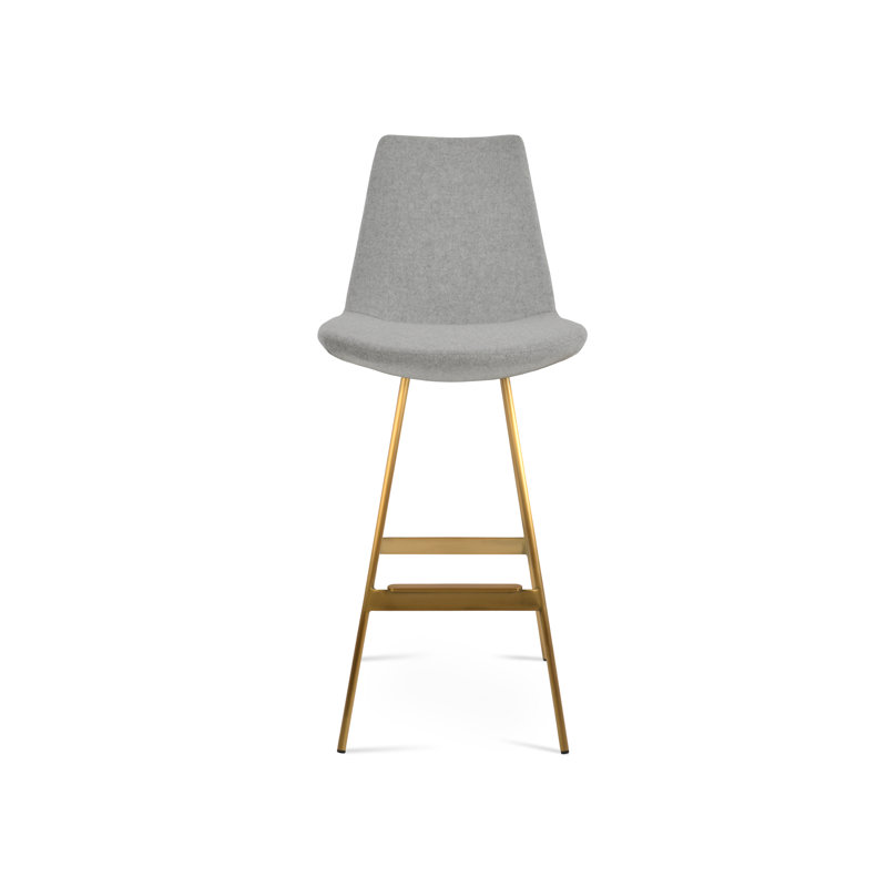 Eiffel Balat Stool, Brass, Silver
