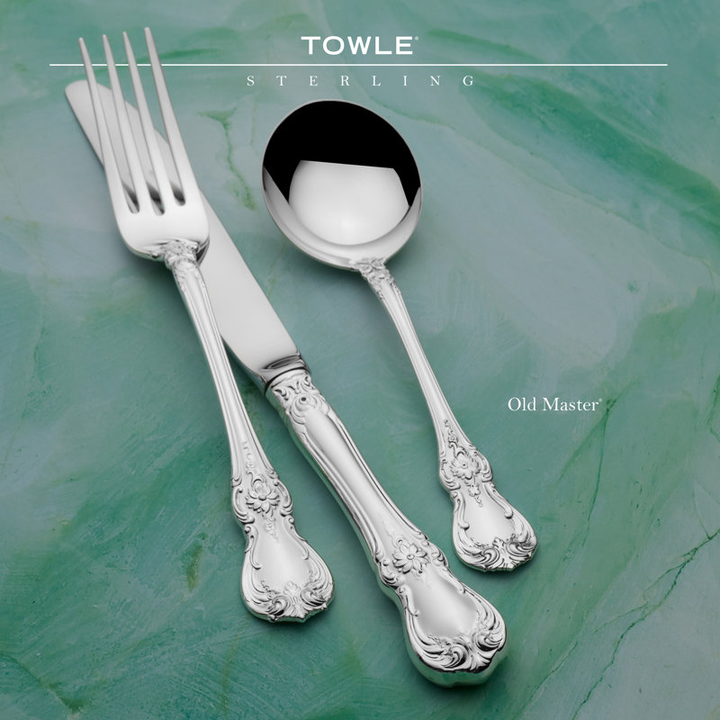 Towle Silversmiths Old Master 2 Piece Salad Set