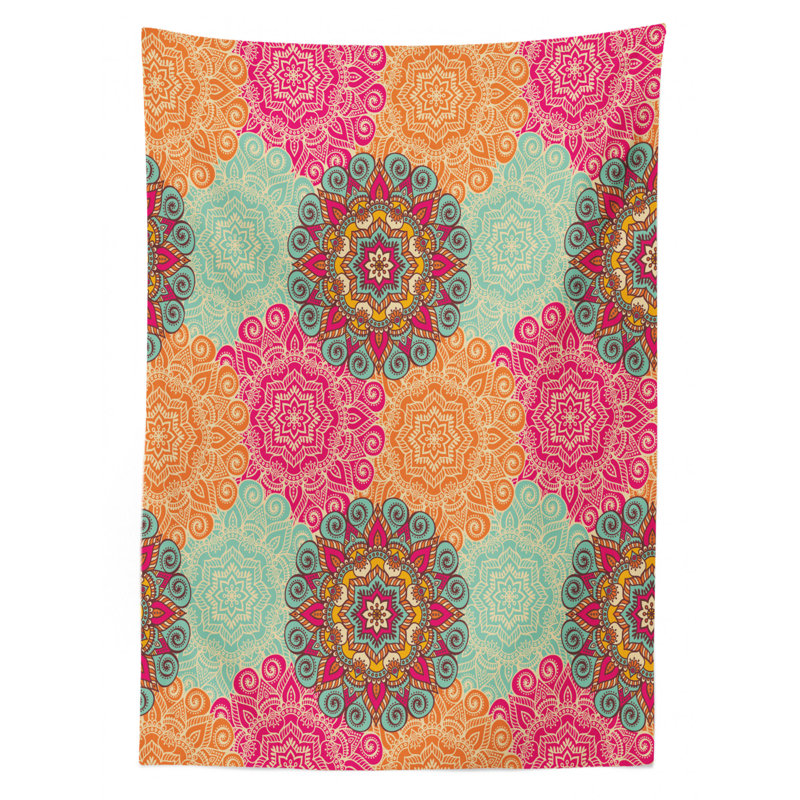 Geometric Tablecloth, 84" L x 60" W