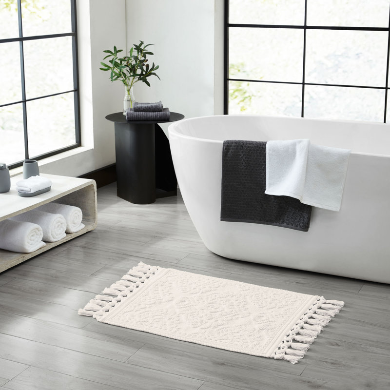 Ricardo 2 Piece Bath Rug Set, Ivory