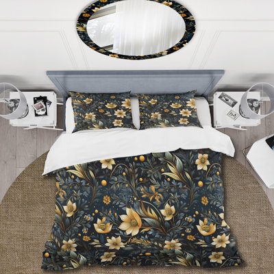 Blue Celestial Boho Pattern III - Ensemble de housse de couette Boho
