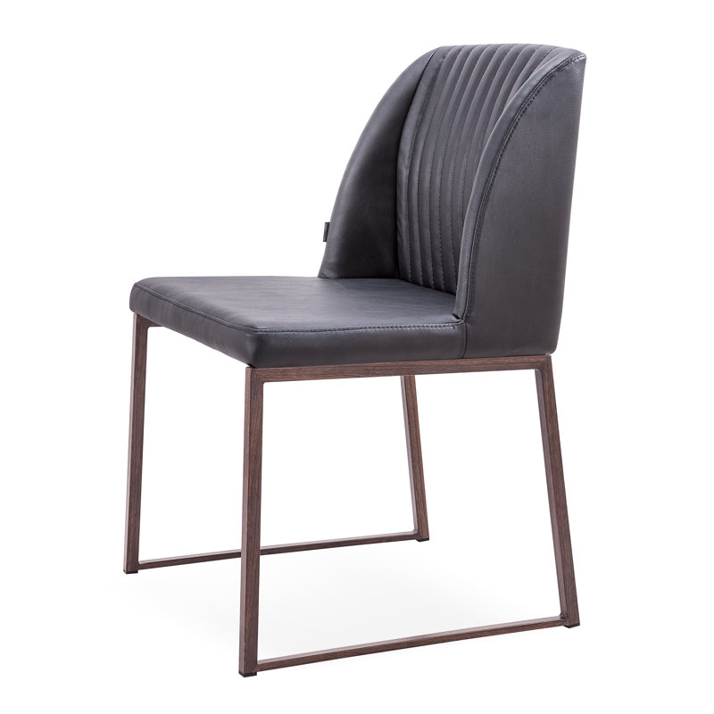 Chaise d'appoint Daphne, Noir / brun