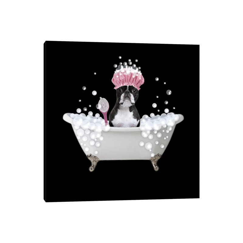 Bath Time Bubbles 4 by Marcus Prime - Wrapped Canvas Print, 93.98 cm H x 93.98 cm W x 3.175 cm D