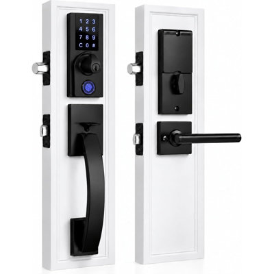 Ensemble de poignée de porte avec clavier tactile