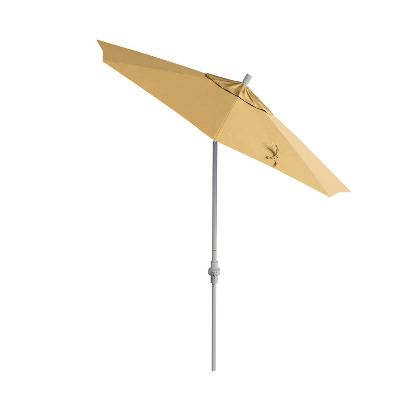 Parasol de marché 7 pi 6 po Kahron, Toile toile Sunbrella® blé