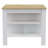Ralston 7-Shelf 4-Door 2-Piece Kitchen Set, Kitchen Island And Pantry Cabinet White And Light Oak