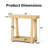 Modern Oak 36" Narrow Console Table – 2-Tier, Thick Top, Sturdy – For Entryway, Behind Couch, Hallway, Living Room, Bedroom-2129645101-2129645102