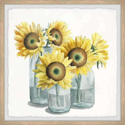 Yellow Blossoms - Single Picture Frame Painting