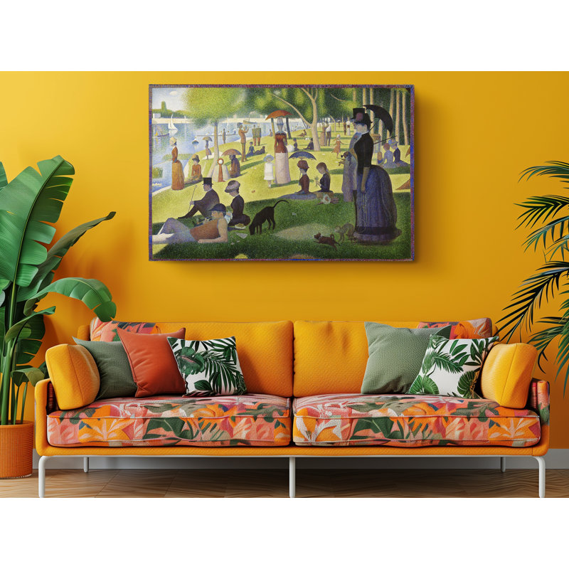 «A Sunday On La Grande Jatte», reproduction sur toile tendue, 30" H x 45" W