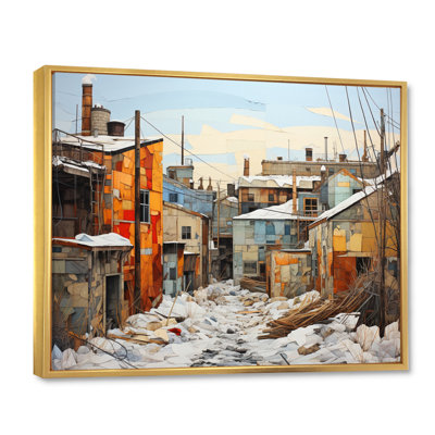 Winter Warehouse Palette II sur toile