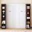 Grand lit escamotable mural avec portes de rangement-1099524613