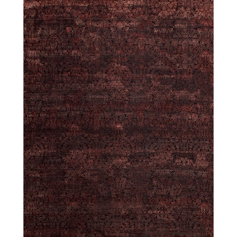 Manhattan Reserve Hand Knotted Damask Area Rug