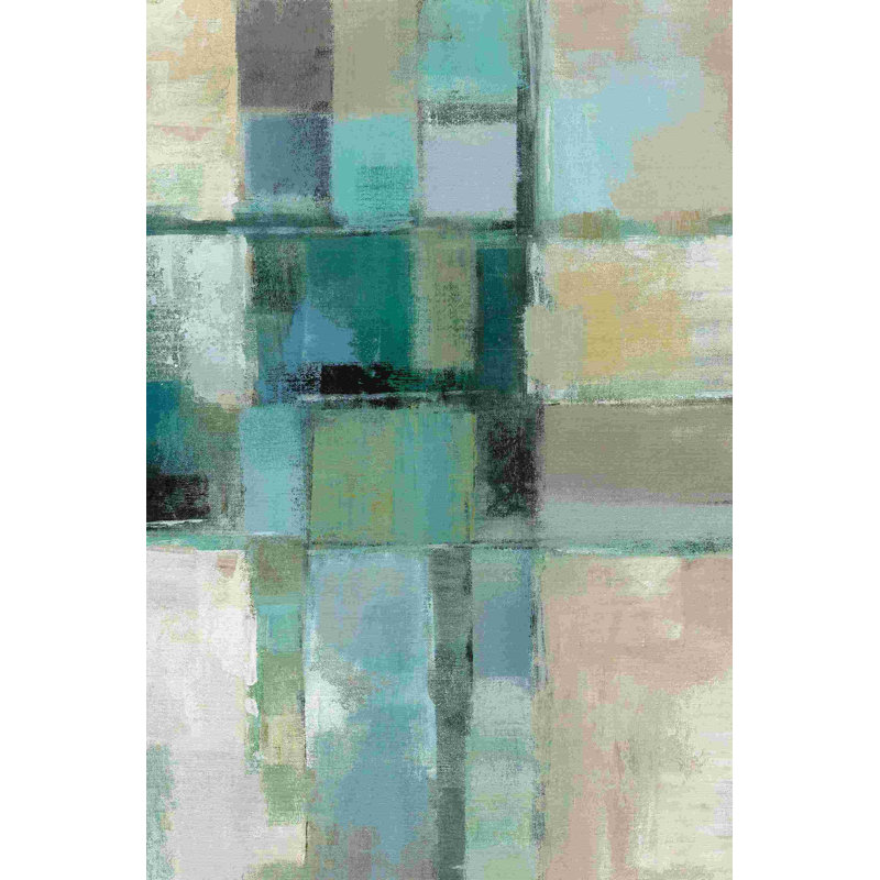 Island Hues II - impression sur toile tendue, H 12 po x l 8 po, Cadre simple noir, Non