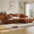 Boneless 108.5" Chenille Sectional Compression Sofa 2 Piece Boneless Modular Deep Seat Cloud Couch With Tufted Design & Chaise Set, No Assembly Required-1755454766