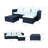 Furlong 3 - Person Modular Patio Conversation Set with Cushions