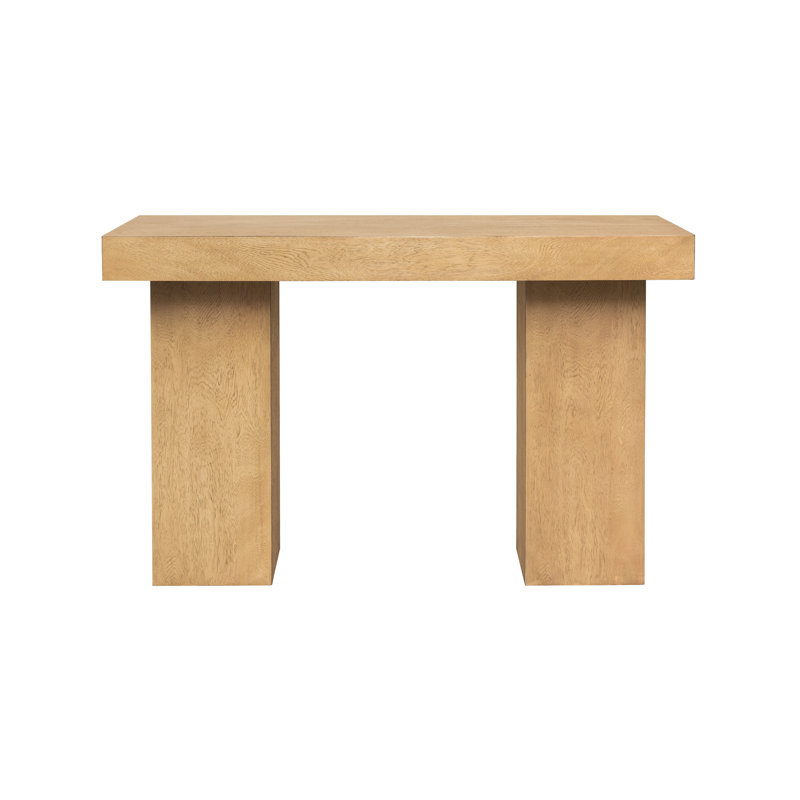 Padula 48" Light Oak Console Table, Light Oak