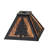 Rustic Lodge 5.5'' H x 12'' W Glass Square Lamp Shade