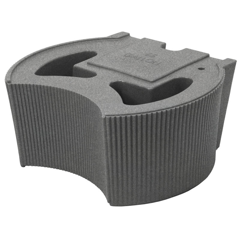 Support 50 gallons Rain Wizard Urn, Granite pâle