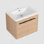 Meuble-lavabo simple 23,62 po avec plateau en céramique Youssoufia