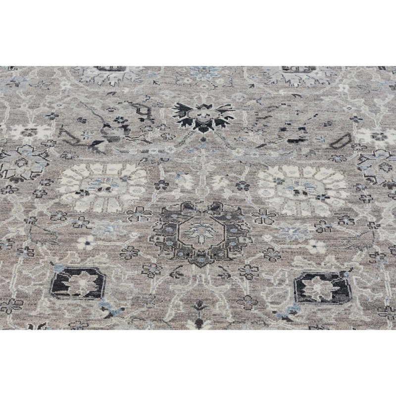 Wool Oriental Area Rug, Rectangle 6' x 9'