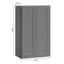 Armoire de cuisine murale avec tablettes réglables l 24 po x H 42 po x P 12 po-814792610-814792614