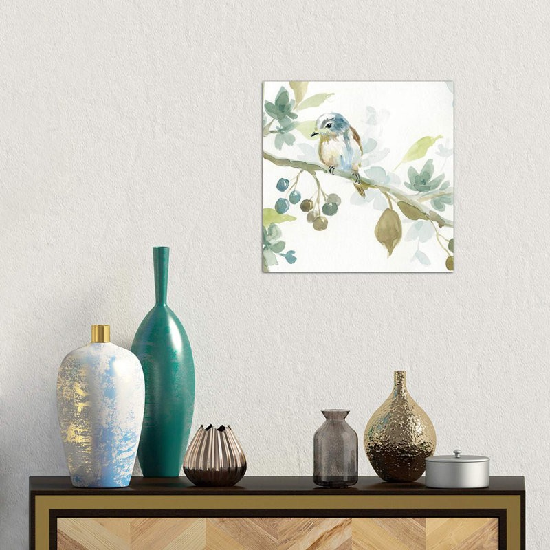 «Spring Melody II» par Carol Robinson, reproduction d'art, H 18 po x l 18 po x P 1,5 po, Toile tendue