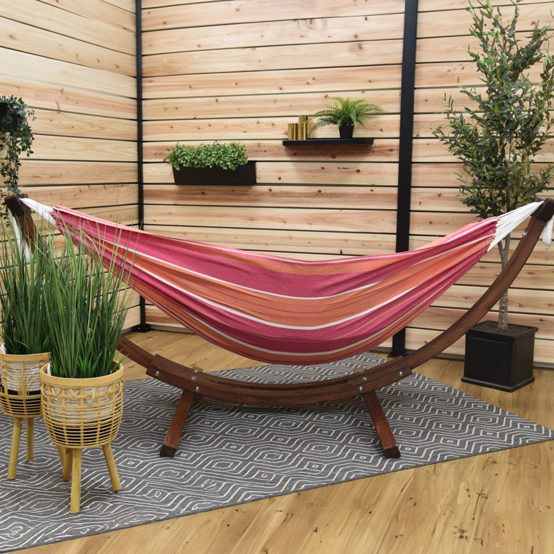 Natalia Double Hammock with Stand, Mimosa