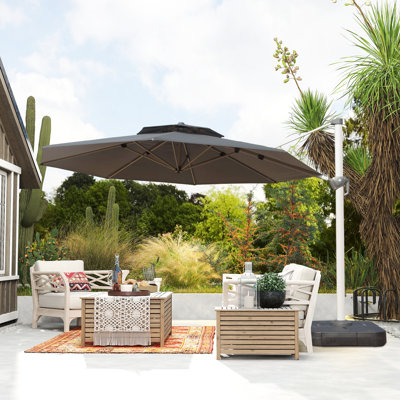 Parasol en porte-à-faux rond 13 pi
