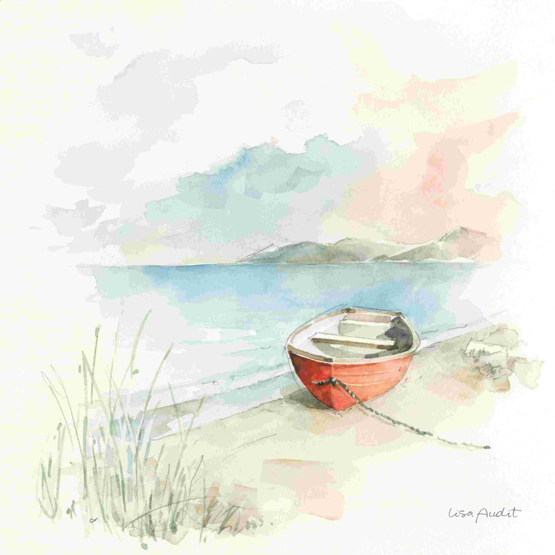 Voyage en bord de mer IV, H 12 po x l 12 po