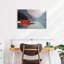 Mountain Lake Kayak sur toile-637578260