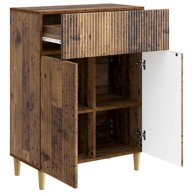 66 cm W Sideboard, Old Wood