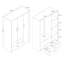 Covedale Manufactured Wood Wardrobe