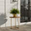 UV Rated Outdoor Ostrich Fern in Fiberstone Pot