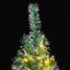 Arbre de Noël artificiel vidaXL vert et blanc PET 59,1 po-1636145238-1636145241