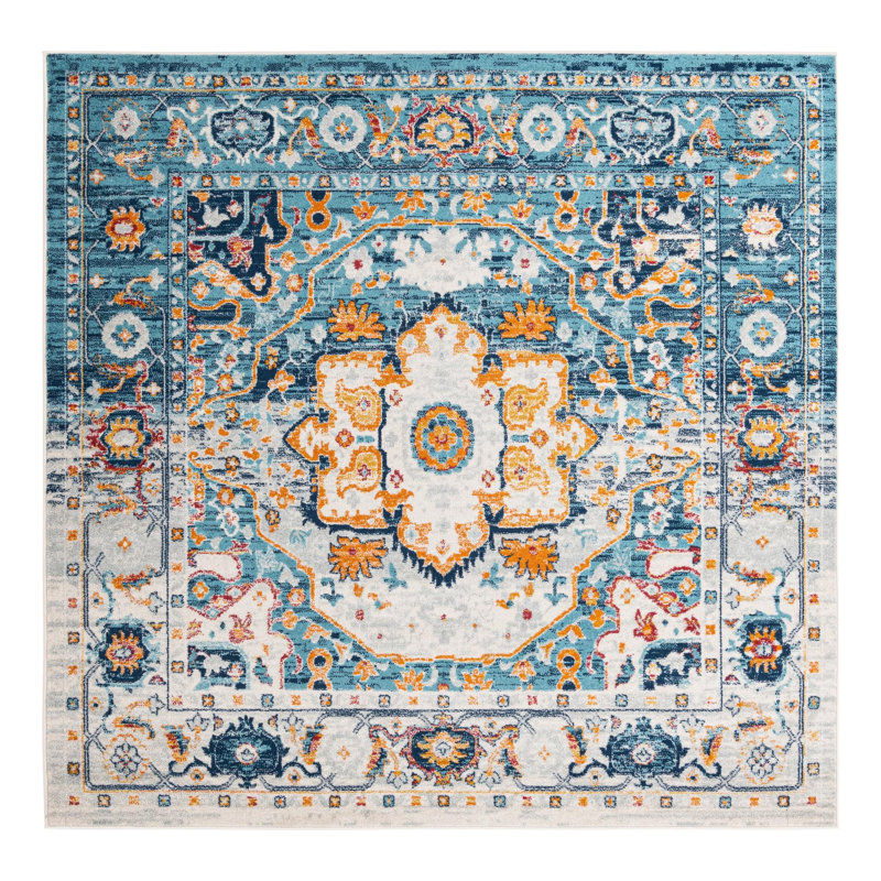 Hageman Oriental Indoor Rug, Square 4'