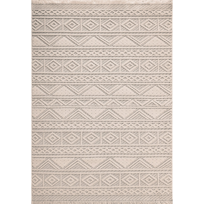 SEVILLE 7,10 x 10 3607-109 Ivoire gris doux, Rectangle 5 pi x 7 pi