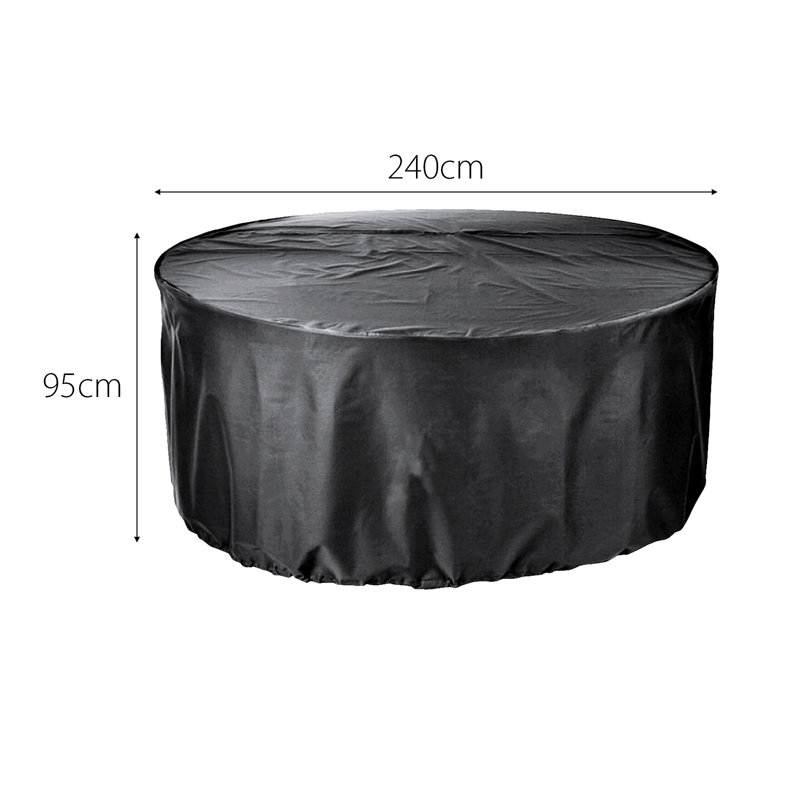 Cozy Bay Outdoor Patio Dining Set Cover, 95cm H x 240cm W x 240cm D
