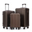 3-Piece ABS Spinner Luggage Set with TSA Lock & Ergonomic Handle