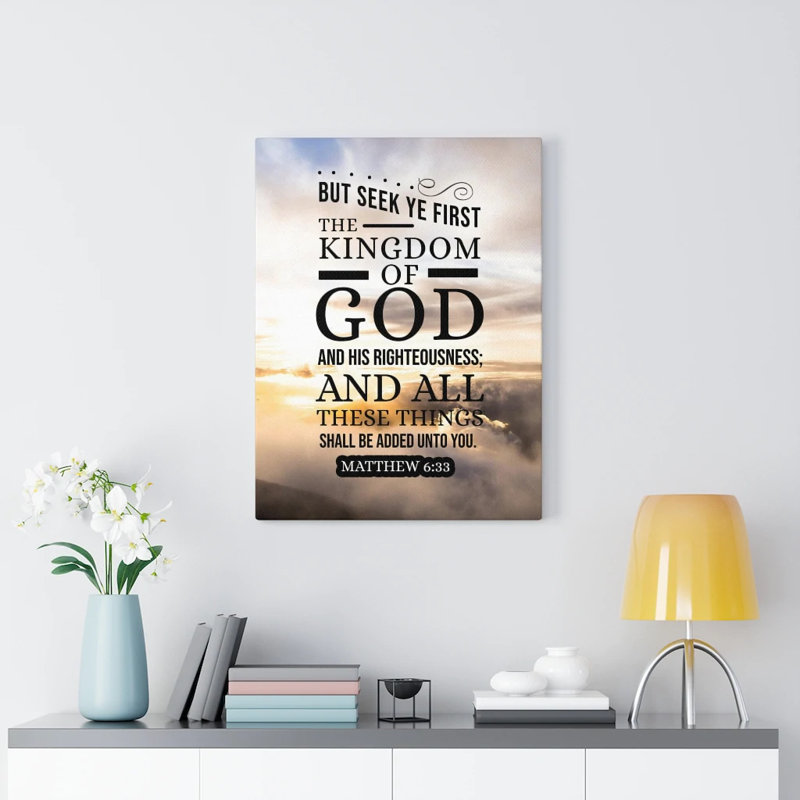 The Kingdom Of God - Wrapped Canvas Print, 61cm H x 46cm W