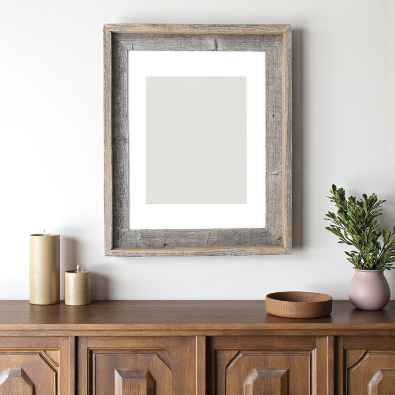 Cadre photo Parley, 16" x 20", Blanc rustique