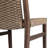 Tidewood Wood Premium All-Weather Wicker Outdoor Dining Side Chair