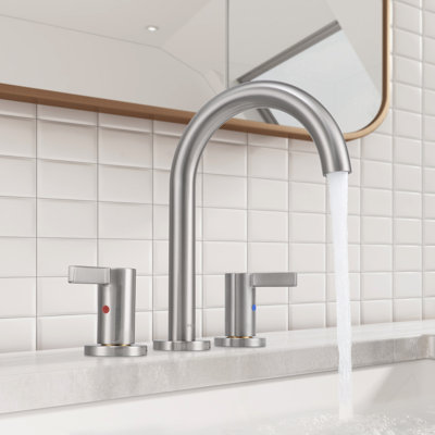 Widespread 2-handle Bathroom Faucet