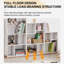 Hidajeta Cube Modern Bookcases, Bookshelves for Most Books, Vertical or Horizontal Use Available-1764322596-1800016409