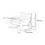 Chaise berçante rétro en bois massif Modern Home-100750225