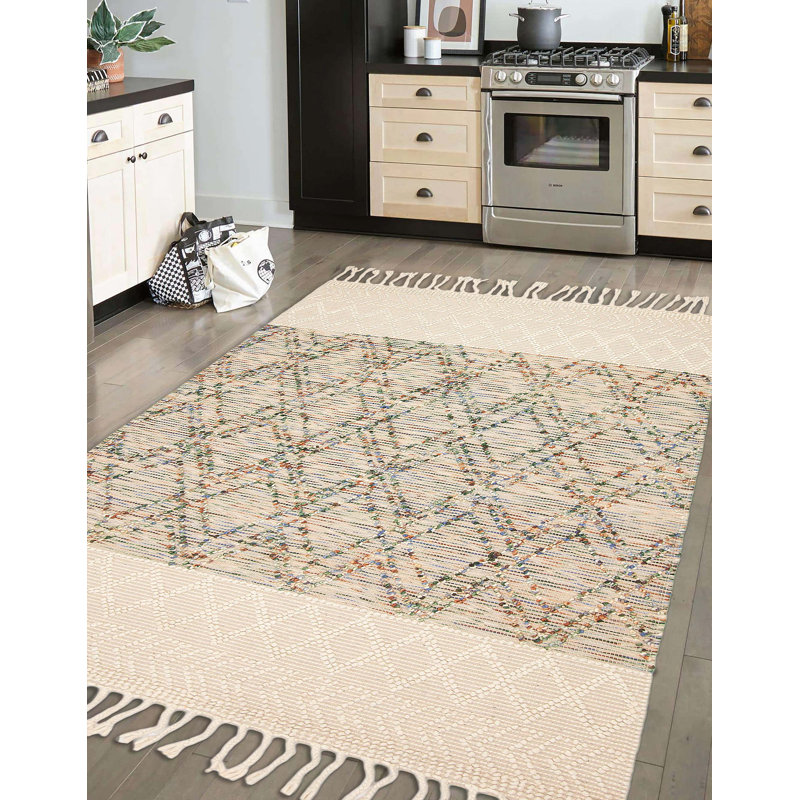 Tapis crème Sienna 5 pi 3 po x 7 pi 3 po