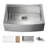 30'' L Single Bowl Stainless Steel Kitchen Sink