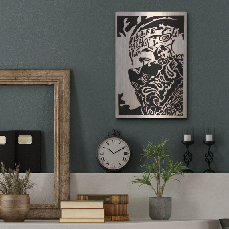 «Bandana Man» par Abstract Graffiti, art mural, H 16 po x l 12 po