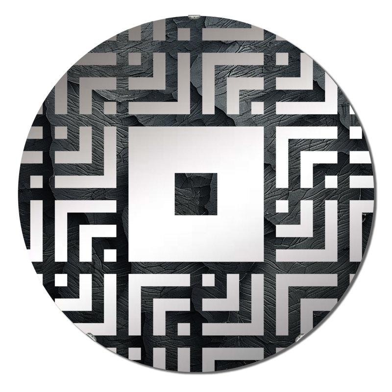 Kold - Miroir mural carré, 31,4 po x 31,4 po